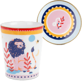 Cup with Lid/Saucer - Leo - Zodiac Vibe - Baci Milano